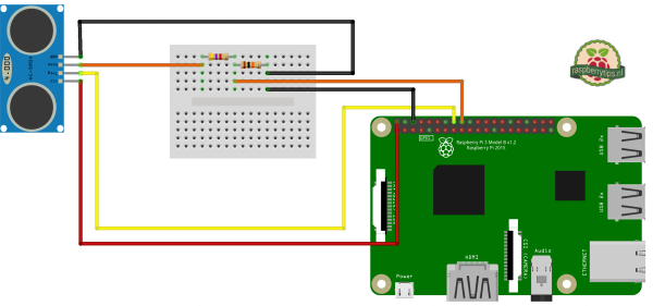 Afstanden meten met een HC-SR04 ultrasone sensor • raspberrytips.nl